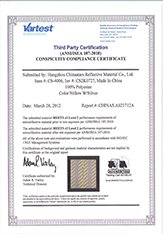 ANSI 107-2010 for segmented reflective heat trasnfer film